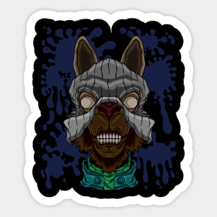 Alpaca vintage fashion Sticker